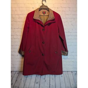 Gallery petites beautiful red lined coat xlp